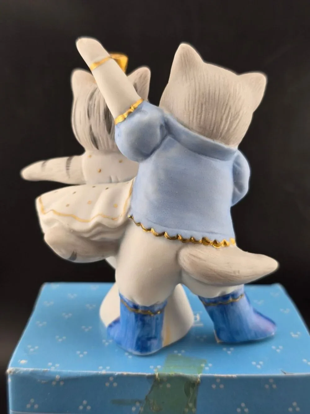 Kitty Cucumber & Albert Swan Lake Ballet Cats Schmid 1990 Annual Collectible